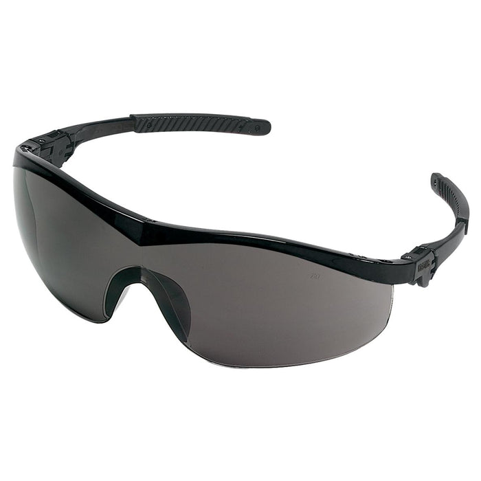 MCR Safety ST1 Safety Glasses - Black Frame - Gray Lens - ST112