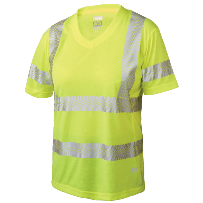 Tough Duck®  Women's Polyester Jersey Short Sleeve Safety T-Shirt - ST23