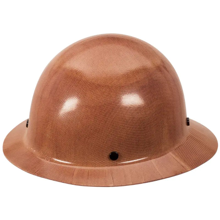 MSA® Skullgard Full Brim Hard Hat - Staz-On Suspension - Brown