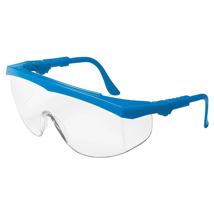 MCR Safety TK1 Safety Glasses - Blue Frame - Clear Lens - TK120