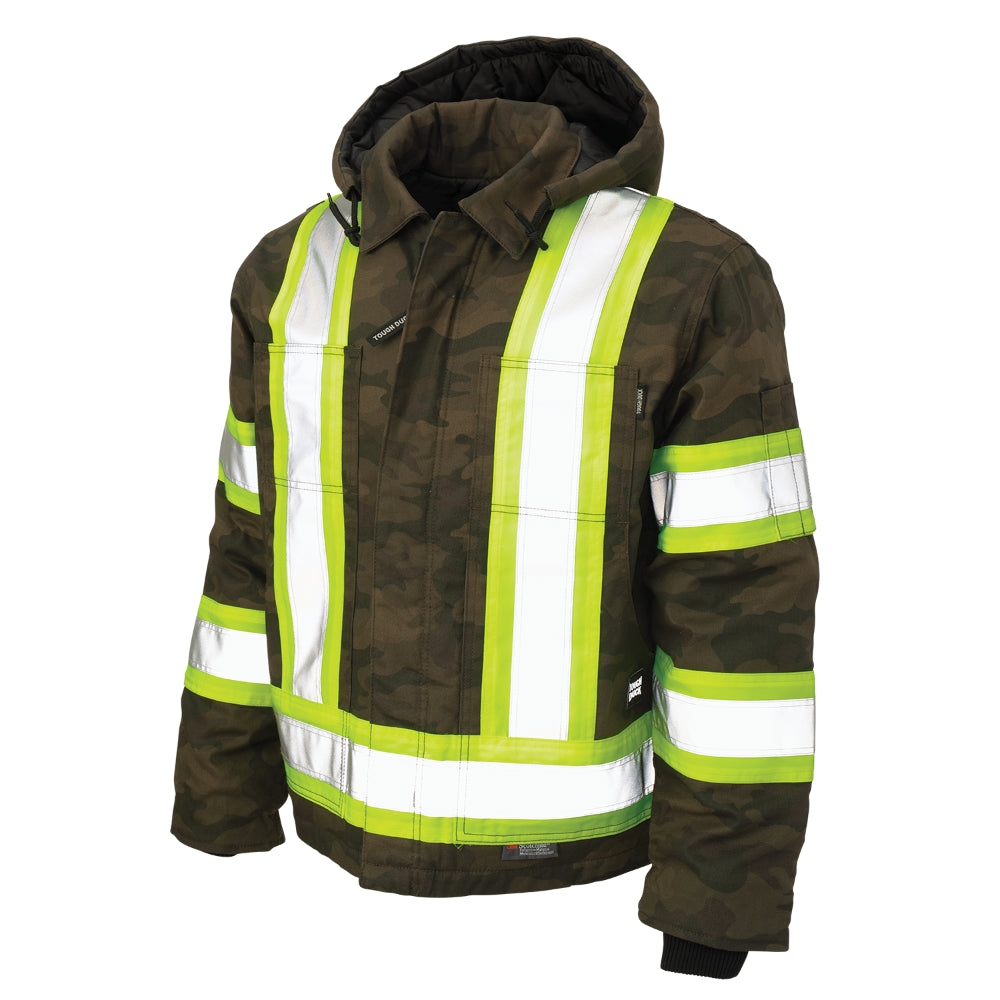 Tough Duck Hi-Vis Safety Insulated Bomber Jacket - SJ25 — Safety Vests and  More