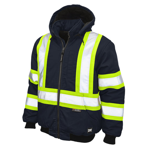 Tough Duck Hi-Vis Safety Insulated Bomber Jacket - SJ25