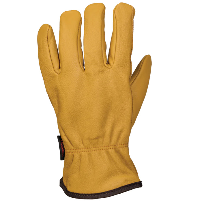 Tough Duck® 3M™ Thinsulate™ - Lined Leather Driver Glove - Brown - WG08