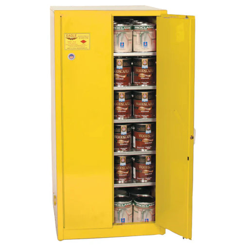 safety-storage-cabinet-96-gallon-paint-&-ink-2-manual-doors-5-shelves-yellow