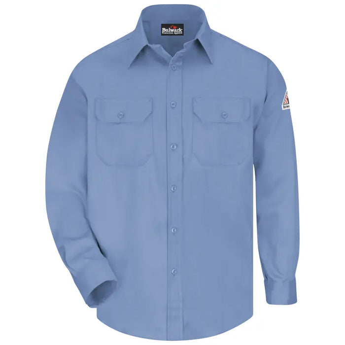 Bulwark® Button Down Flame Resistant Men's Uniform Shirt - SLU8