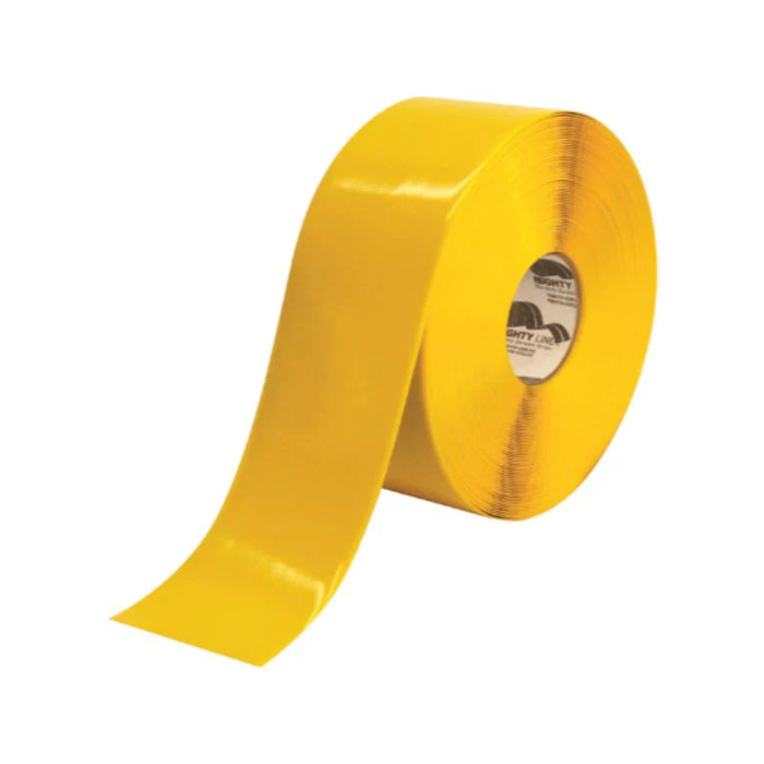 Mighty Line Deluxe Safety Tape - 60 Mil - 2" W x 100' L - Yellow