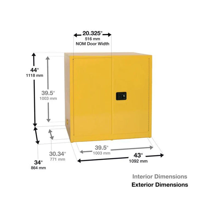 60-gallon-flammable-storage-safety-cabinet-1-self-closing-door-1-shelf