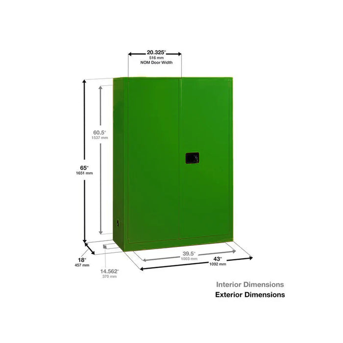 45-gallon-pesticide-storage-safety-cabinet-2-self-closing-doors-2-shelves