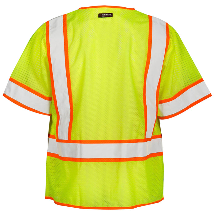 Kishigo® Ultra-Cool Hi Vis Safety Mesh Surveyor Vest - 1242