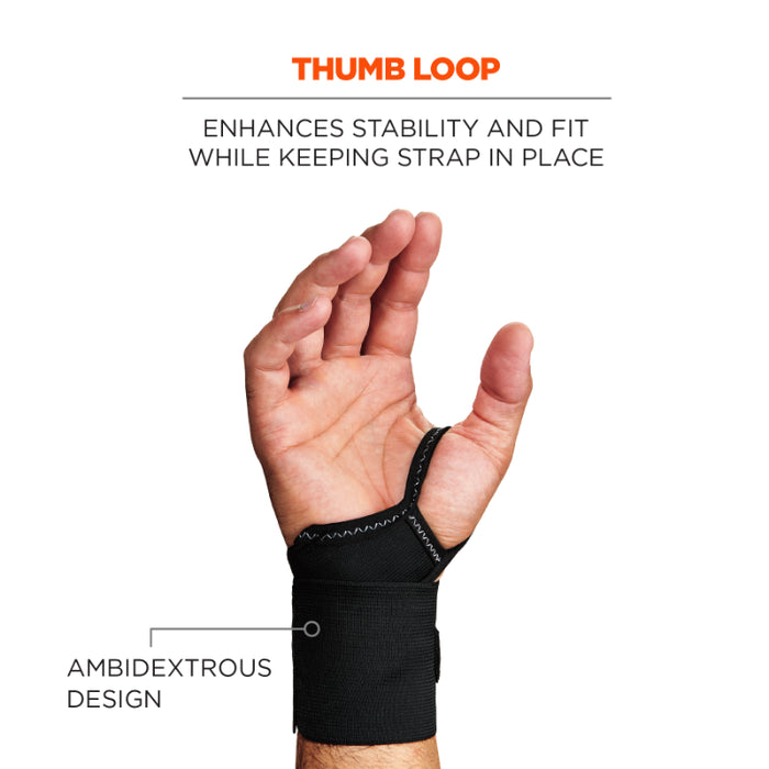 Ergodyne ProFlex Wrist Wrap Support - Thumb Loop - 420