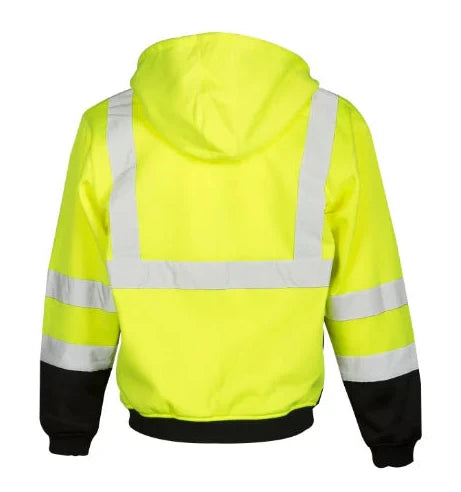 Kishigo® Hi-Vis Zipper Hoodie Sweatshirt