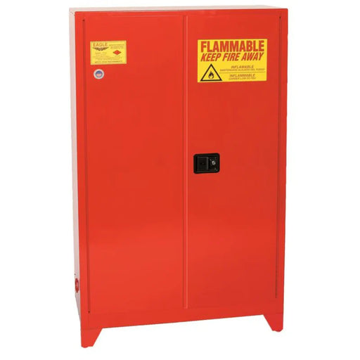 red-60-gallon-paint-ink-storage-safety-cabinet-2-manual-closing-doors-5-shelves-4-legs