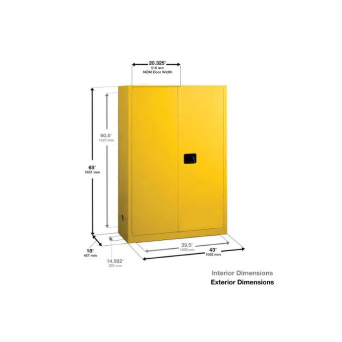 yellow-60-gallon-paint-ink-storage-safety-cabinet-1-sliding-door-5-shelves