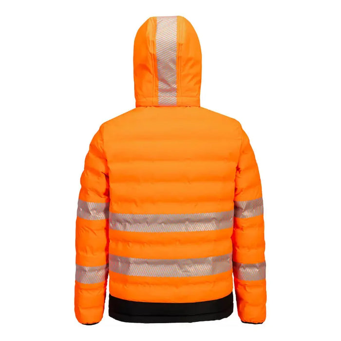 Portwest® Hi-Vis Water Resistant - Ultrasonic Heated Tunnel Jacket - S548