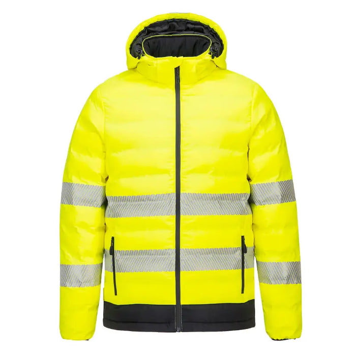 Portwest® Hi-Vis Water Resistant - Ultrasonic Heated Tunnel Jacket - S548