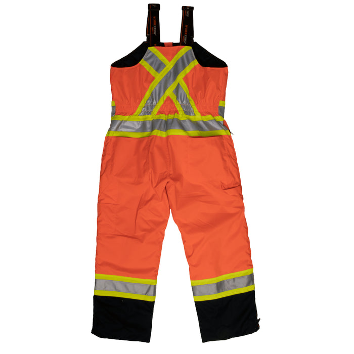 Tough Duck® Hi Vis Insulated Poly Oxford Safety Overall - X-Back - S798