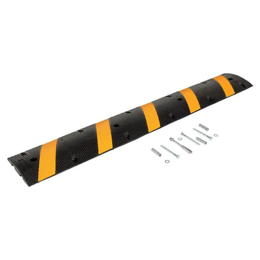 vestil-heavy-duty-speed-bump-molded-rubber-black-with-yellow-stripes-11-75-w-x-72-l-x-1-75-h-concrete-hardware