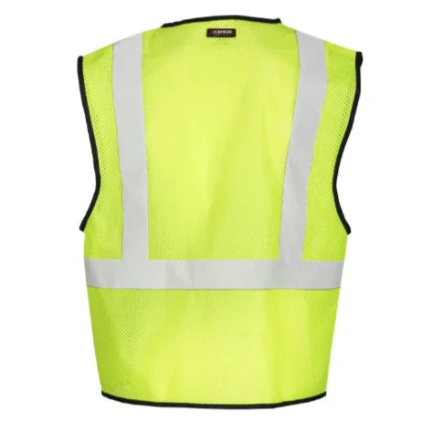 Kishigo® Hi-Vis Economy Mesh Hook and Loop Safety Vest