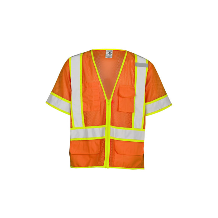 Kishigo® Ultra-Cool Hi Vis Safety Mesh Surveyor Vest - 1242