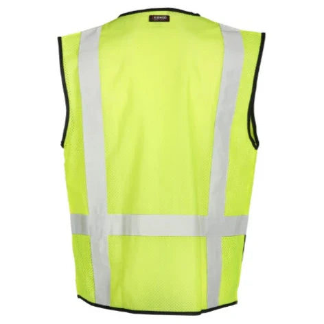 Kishigo® Hi-Vis Black Bottom Mesh Safety Vest