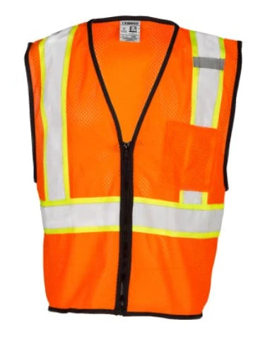 Kishigo® Economy Hi Vis Contrasting Safety Mesh Vest