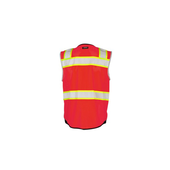 Kishigo® Hi Vis Safety Mesh Black Bottom Safety Vest