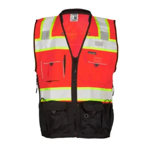 Kishigo® Premium Surveyors Safety Vest - Black Series