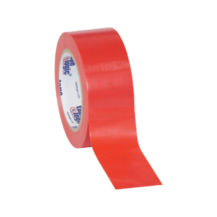 Tape Logic® Solid Vinyl Tape - 6 Mil - 4" x 36 yds. - Red