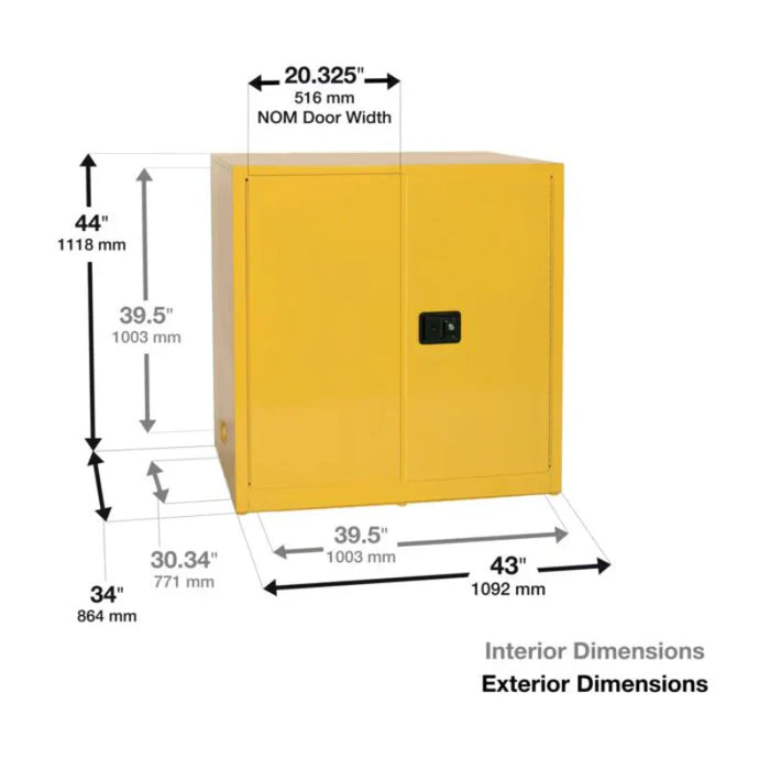 60-gallon-flammable-storage-workbench-cabinet-2-manual-doors-1-shelf