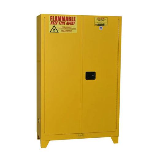 60-gallon-yellow-paint-ink-storage-safety-cabinet-with-2-manual-closing-doors-and-5-shelves