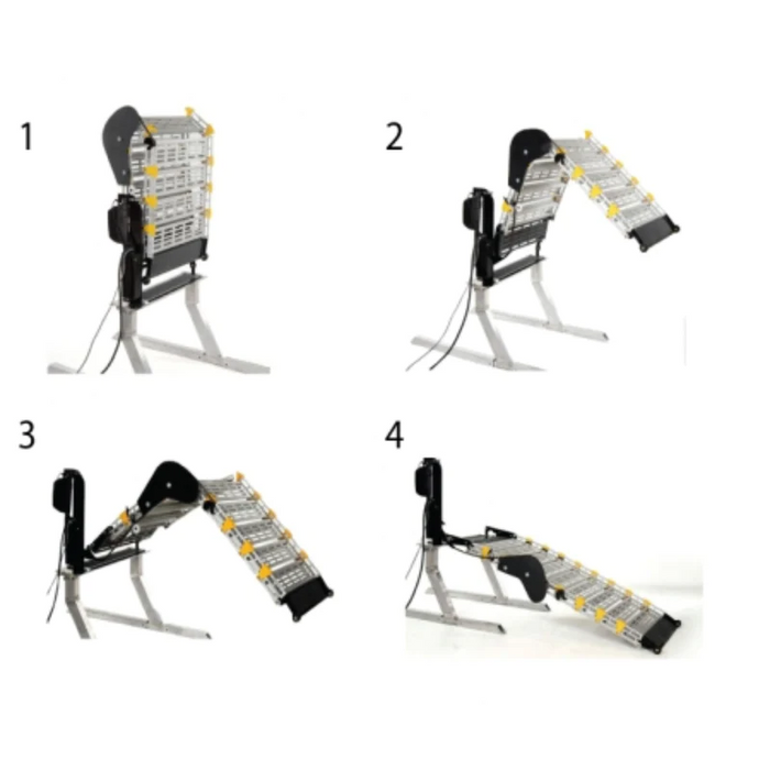 Roll a Ramp 6' L x 26" W Power Mini-Van Powered Ramp - Wireless Remote