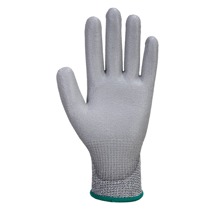 Cat Level 3 Cut Resistant Work Gloves Polyurethane Coated Large