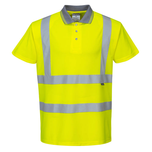 Hi-Vis Button-Up Safety Shirt, CSA, Class 1 Level 2