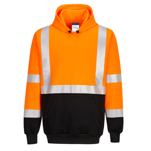 PORTWEST® High Visibility Two Tone Hooded Sweatshirt - UB324