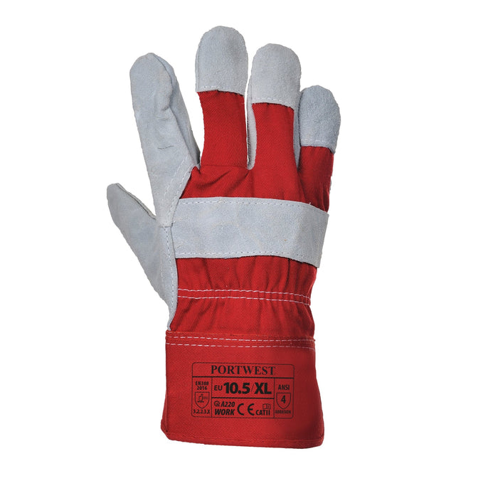 PORTWEST® A220 Premium Rigger Gloves - CAT 2 - ANSI Abrasion Level 4 - Safety Vests and More